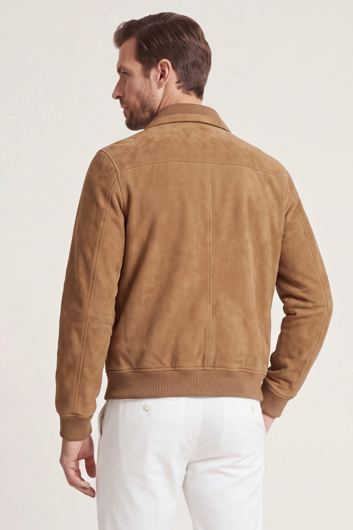 Noto Suede Jacket Brown