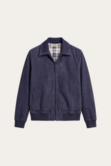 Noto Suede Jacket Navy