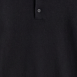 Alessandro Merino Polo Knit Black