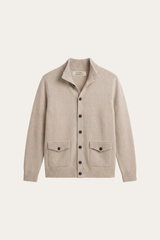 Giotto Cashmere Cardigan Sand