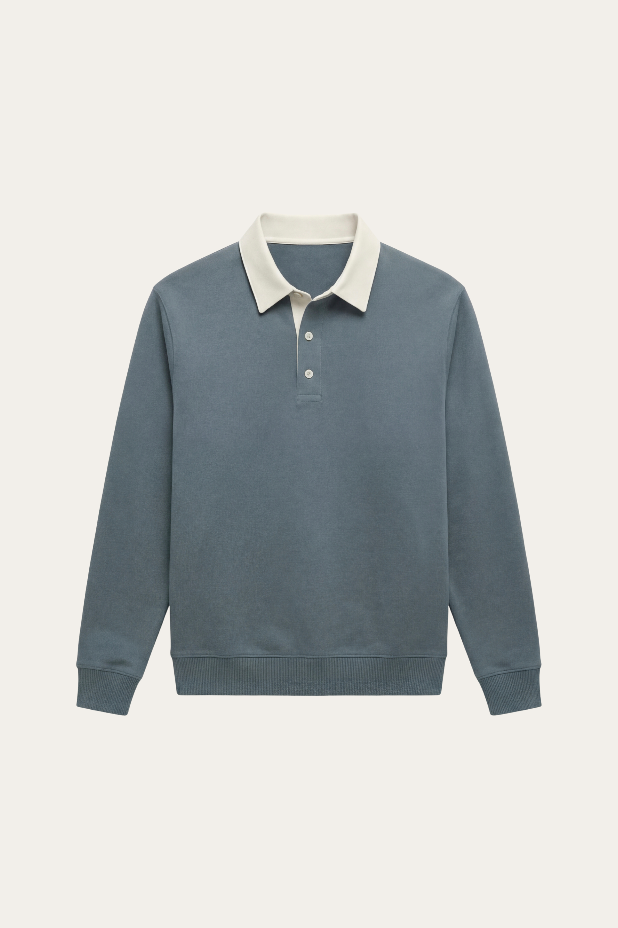 Valerio Polo Knit Cyan