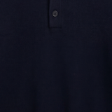 Alessandro Merino Polo Knit Navy