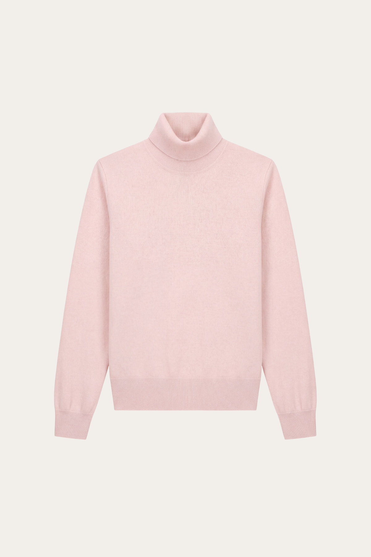 Vercelli Fine Turtleneck Rose