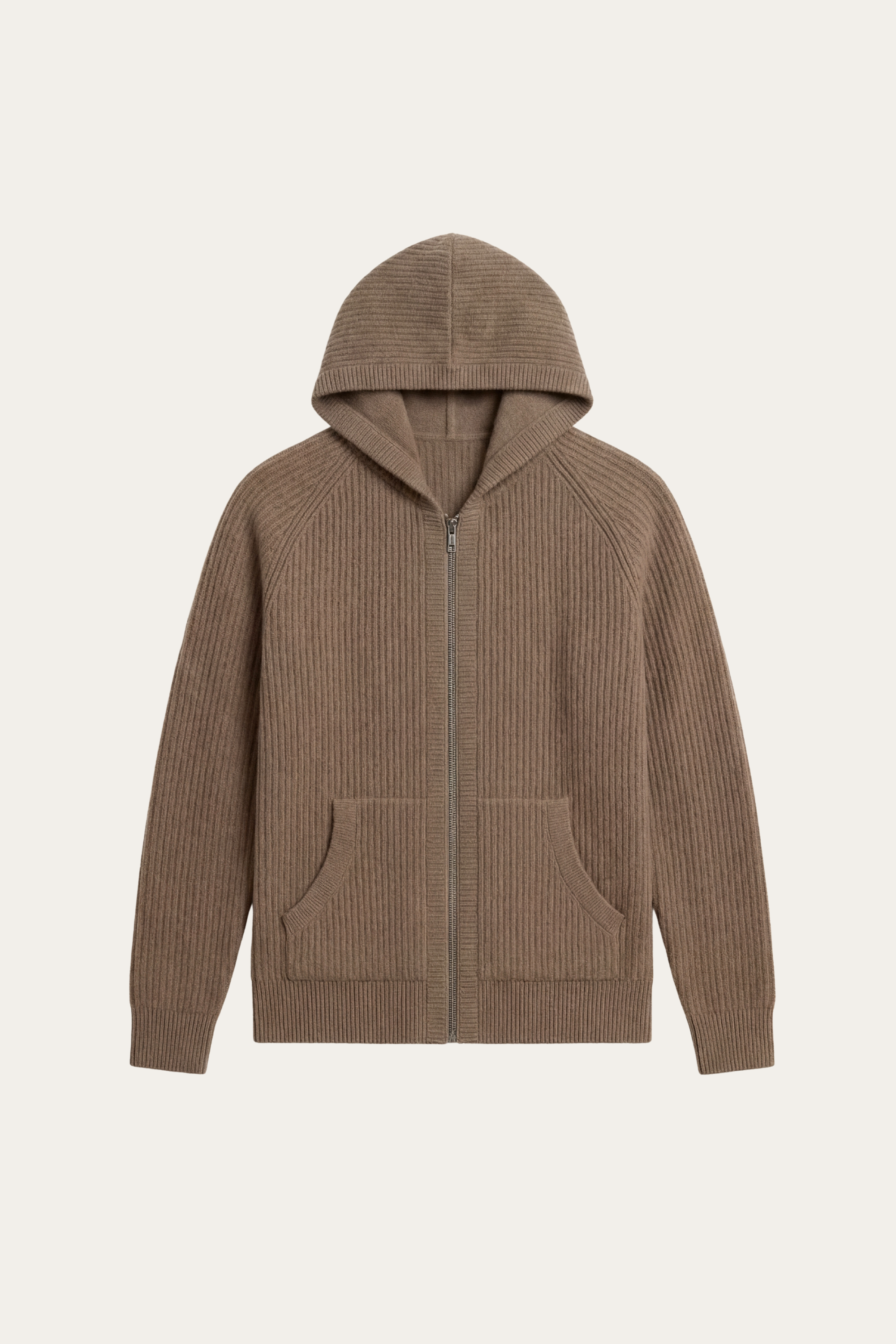 Sorrento Hooded Knit Brown