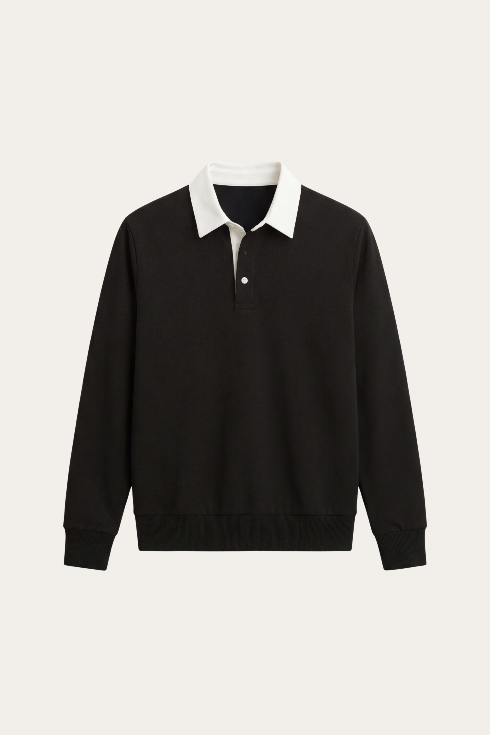 Valerio Polo Knit Black