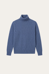 Avenzo Cashmere Turtleneck Blue