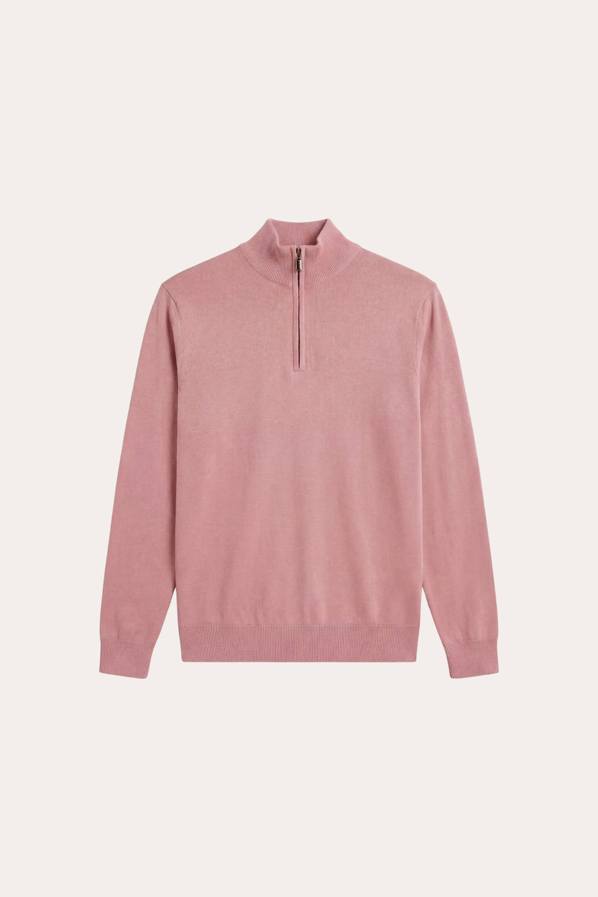 Arlino Quarter Zip Knit Pink