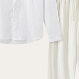 Bellagio Linen Set Long Sleeve White