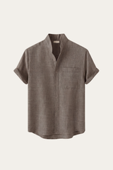 Treviso Linen Short Sleeve Taupe