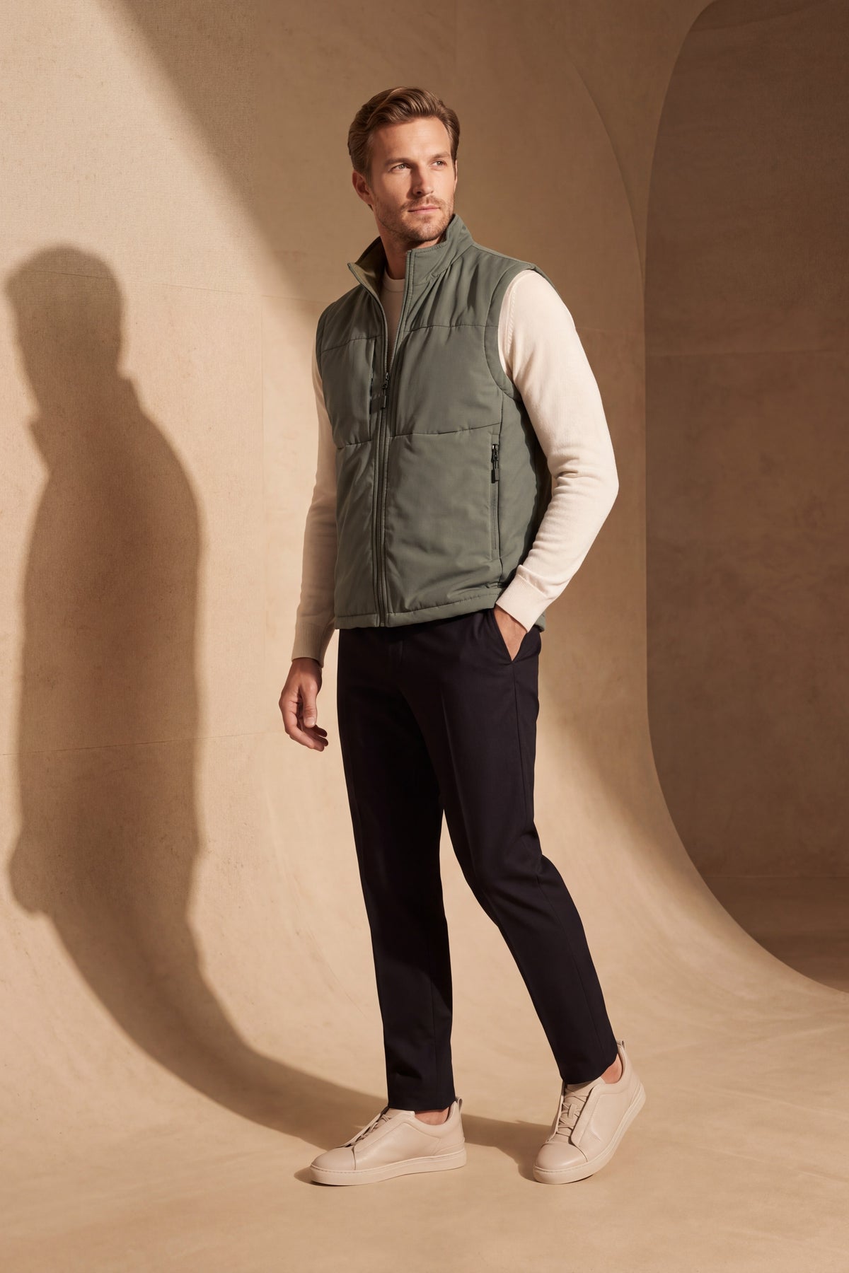 Lodi Reversible Vest Olive