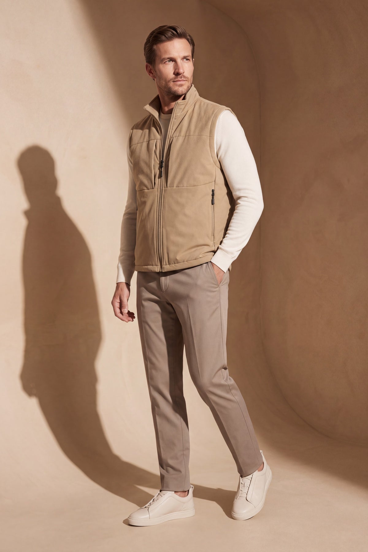 Lodi Reversible Vest Khaki