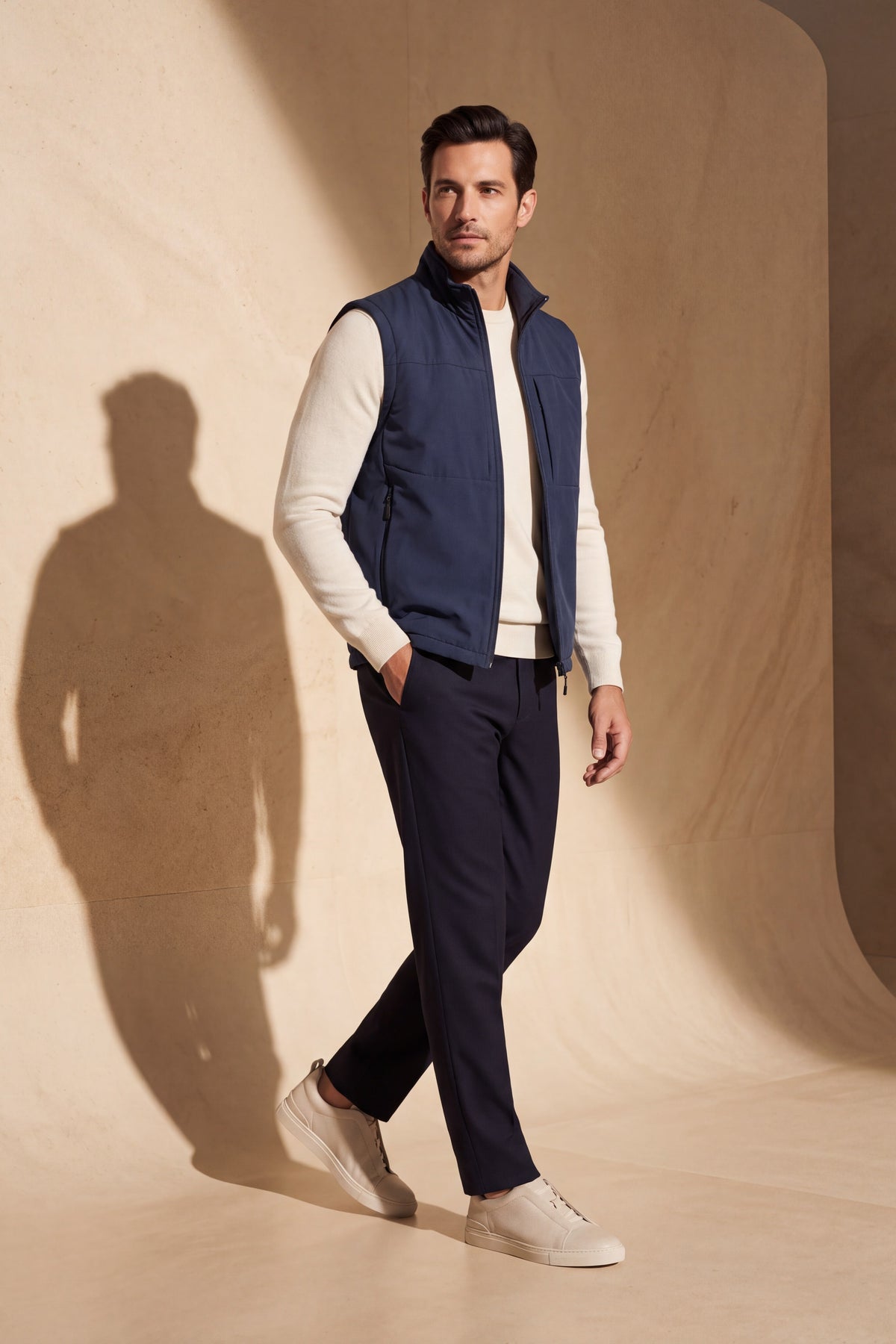 Lodi Reversible Vest Navy