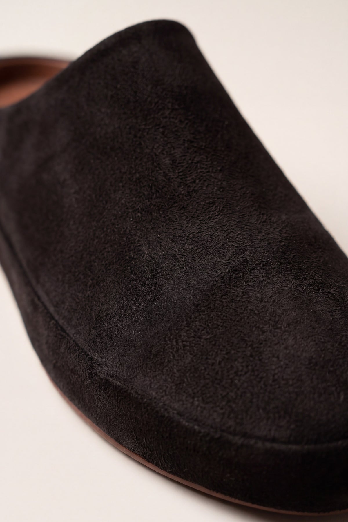 Perugia Suede Mule Black