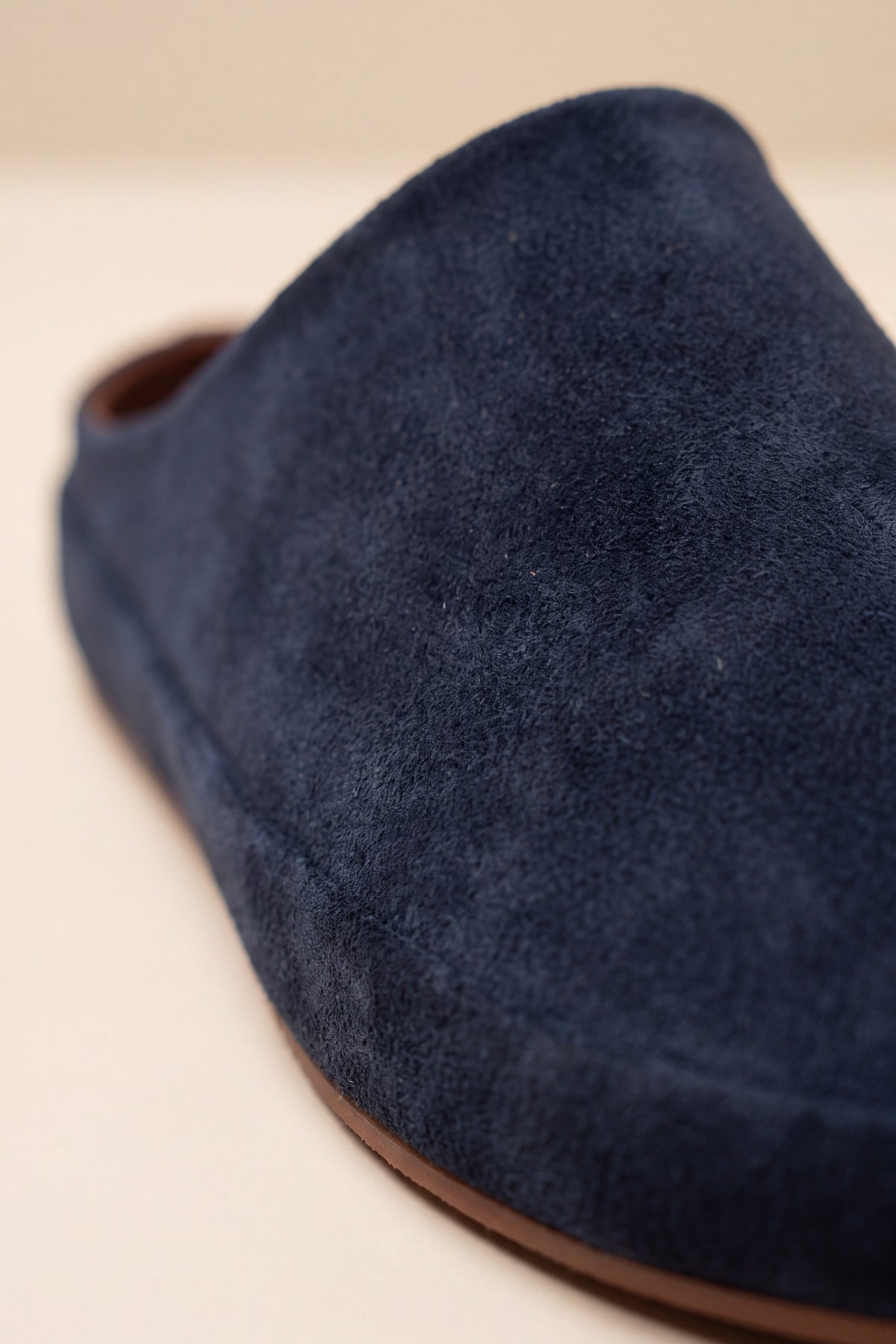 Perugia Suede Mule Navy