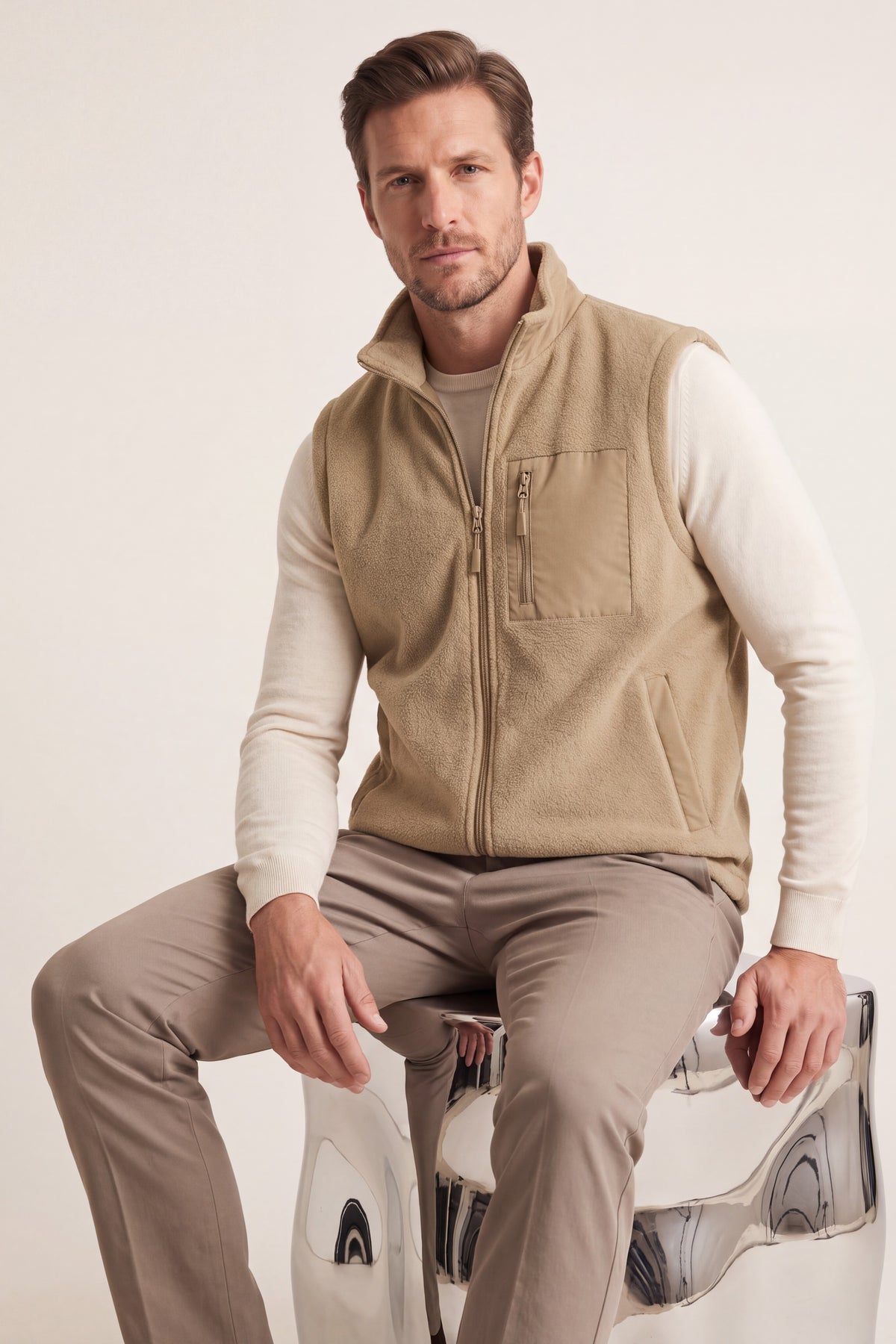 Lodi Reversible Vest Khaki