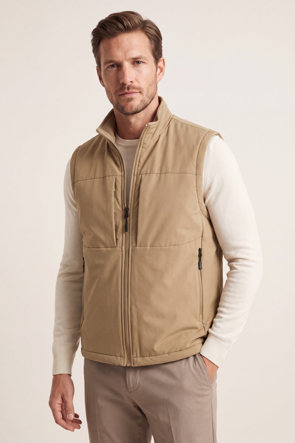 Lodi Reversible Vest Khaki