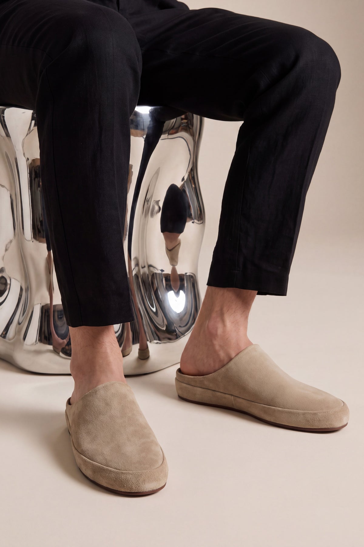 Perugia Suede Mule Sand