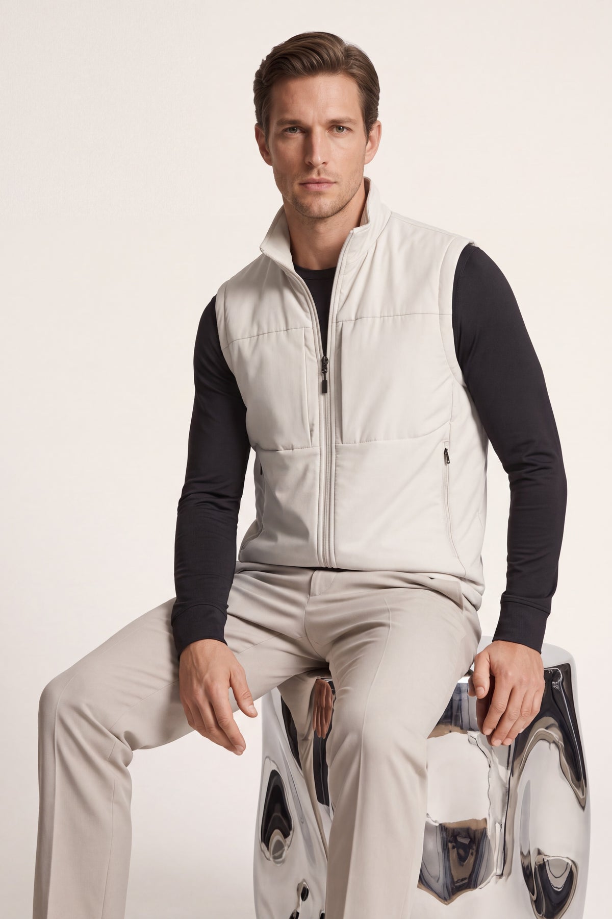 Lodi Reversible Vest Off-White