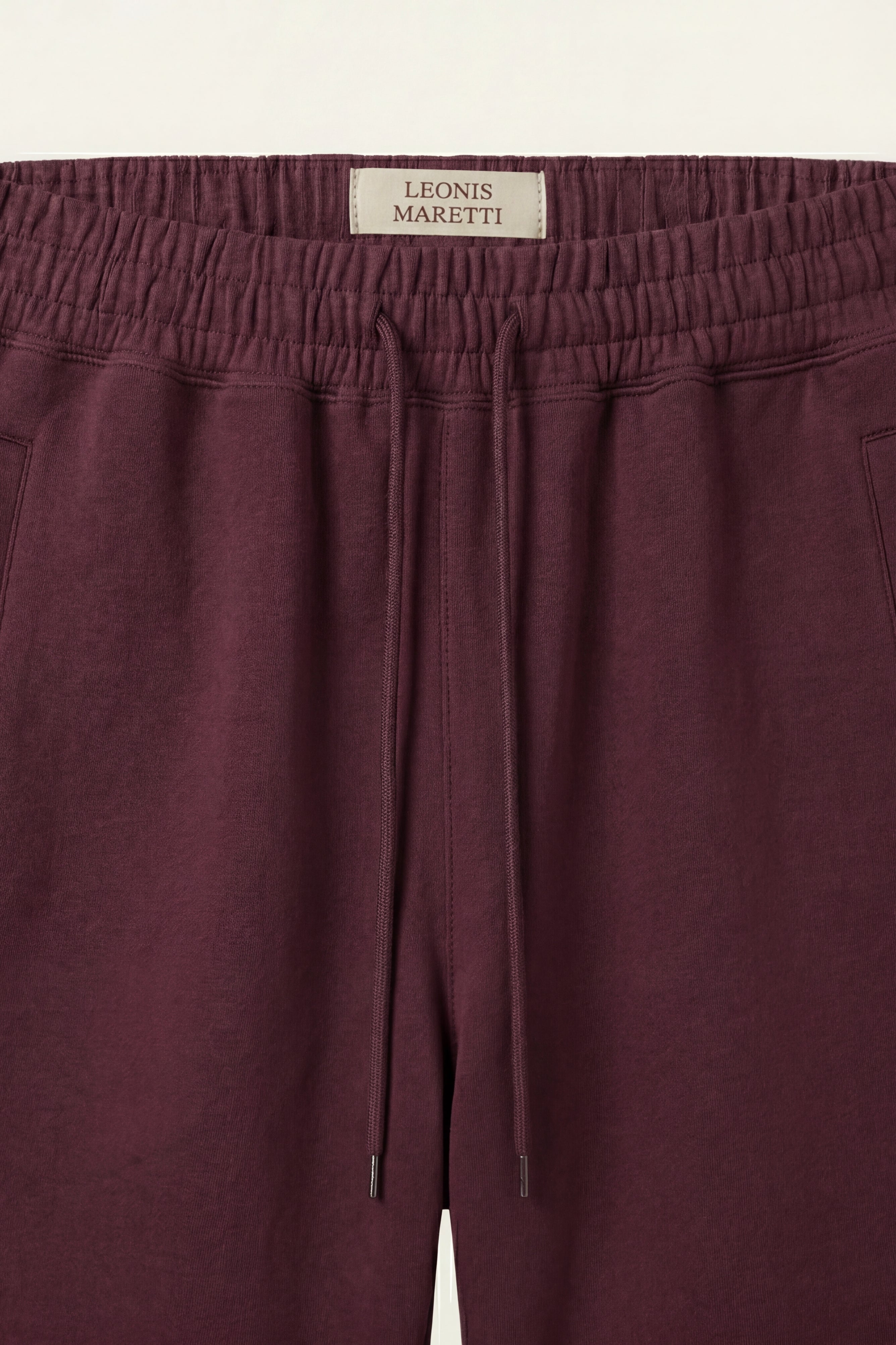 Salerno Drawstring Shorts Wine Red
