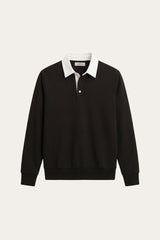 Valerio Polo Knit Black