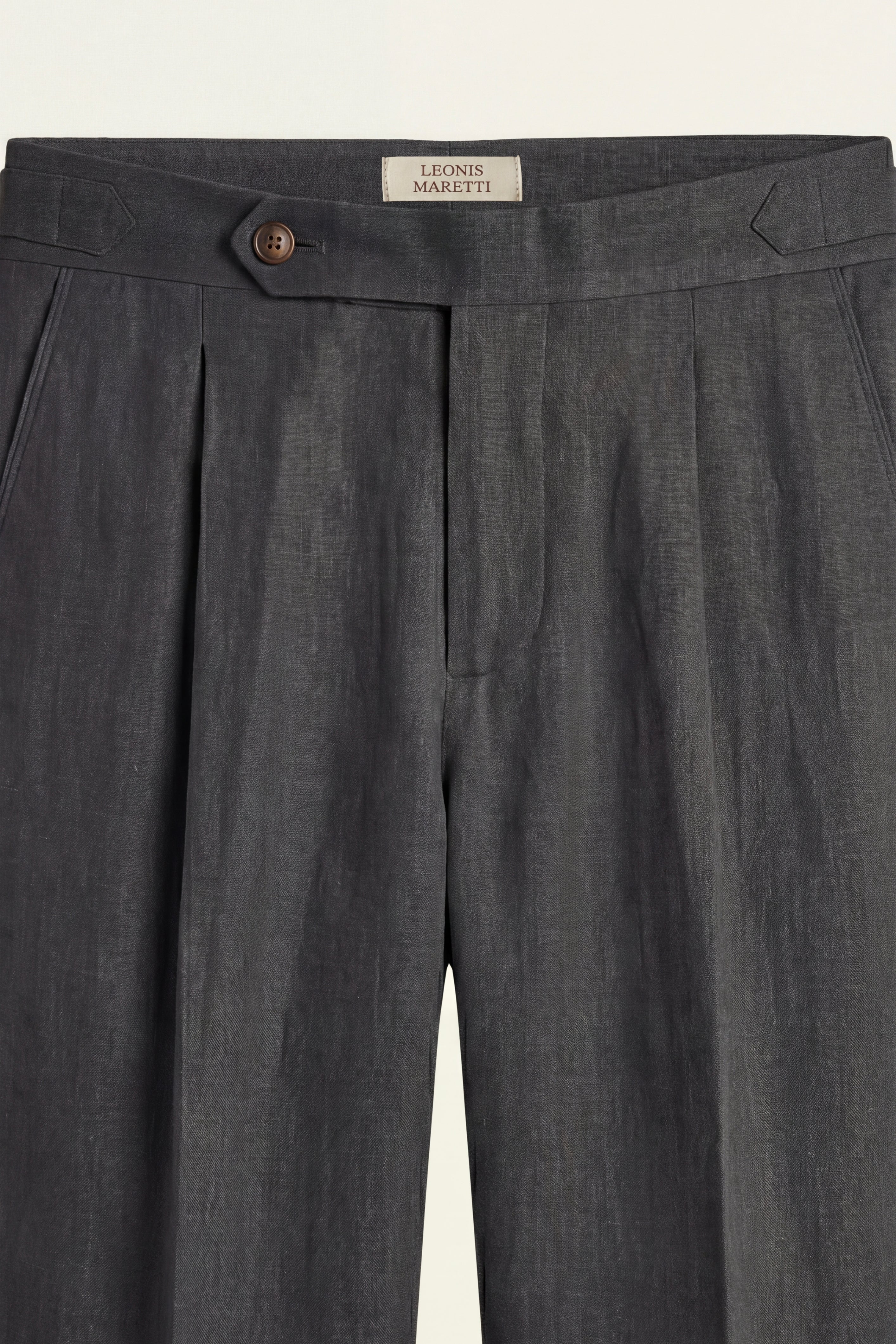 Silano Pleated Trousers Black