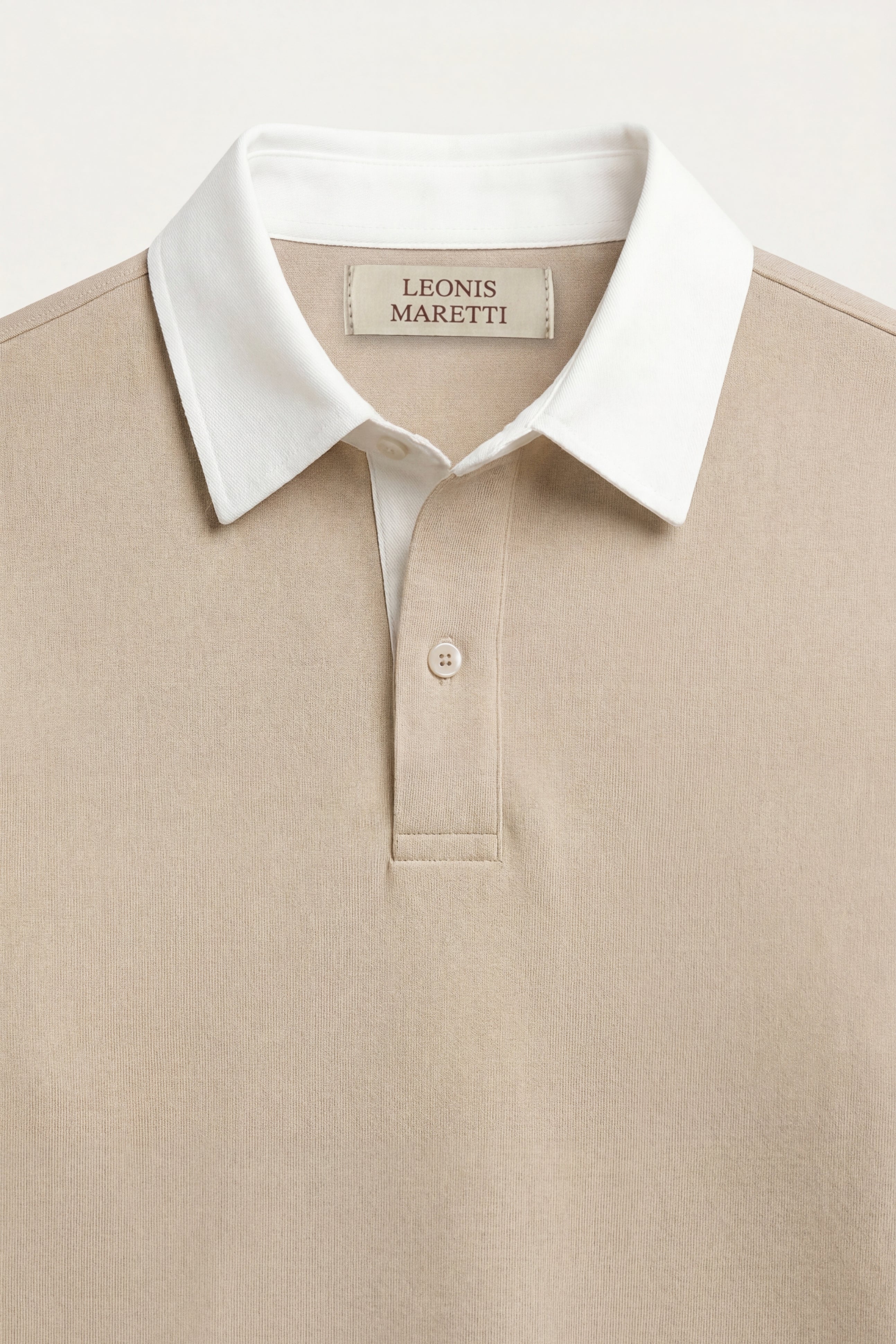 Valerio Polo Knit Beige