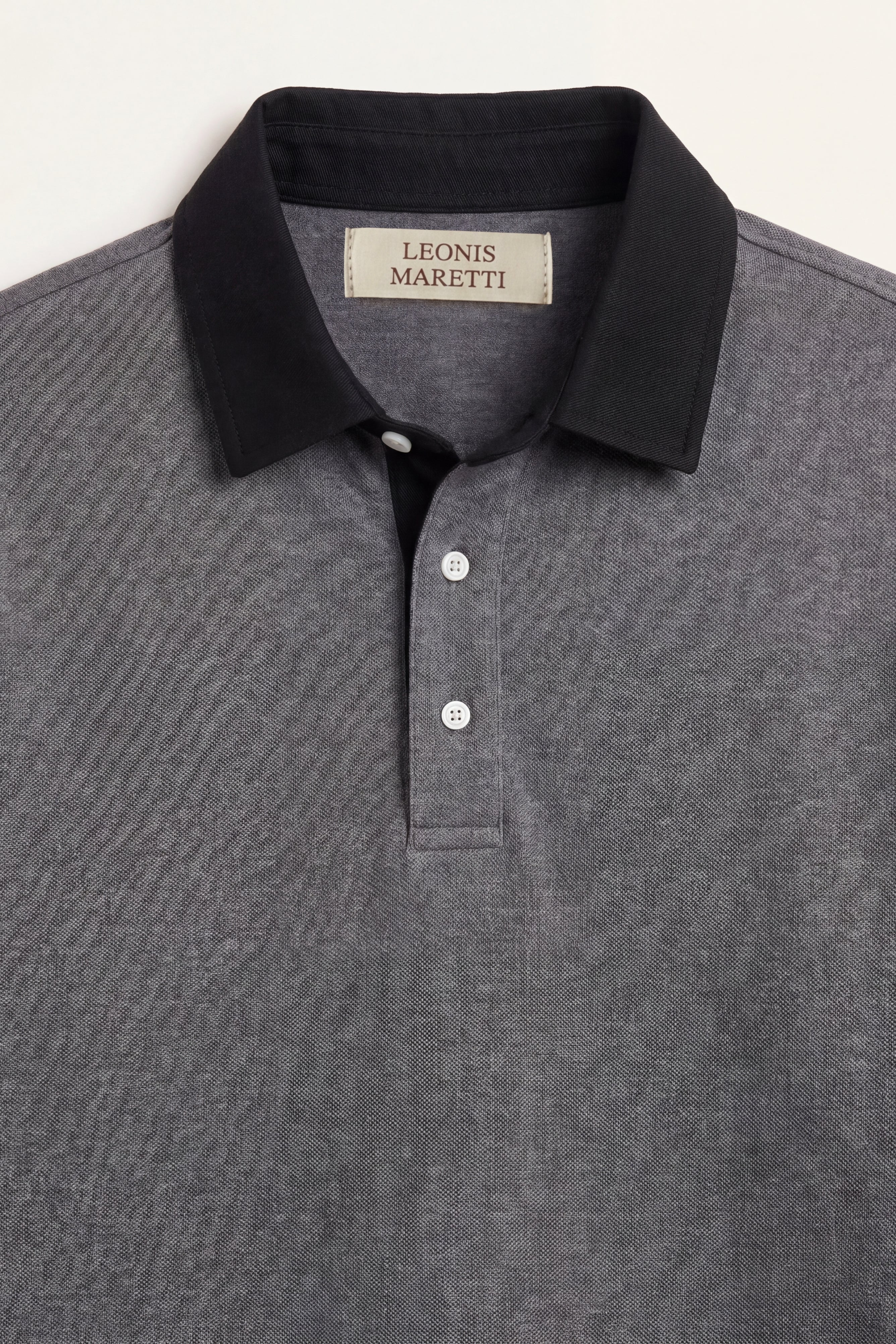 Valerio Polo Knit Grey