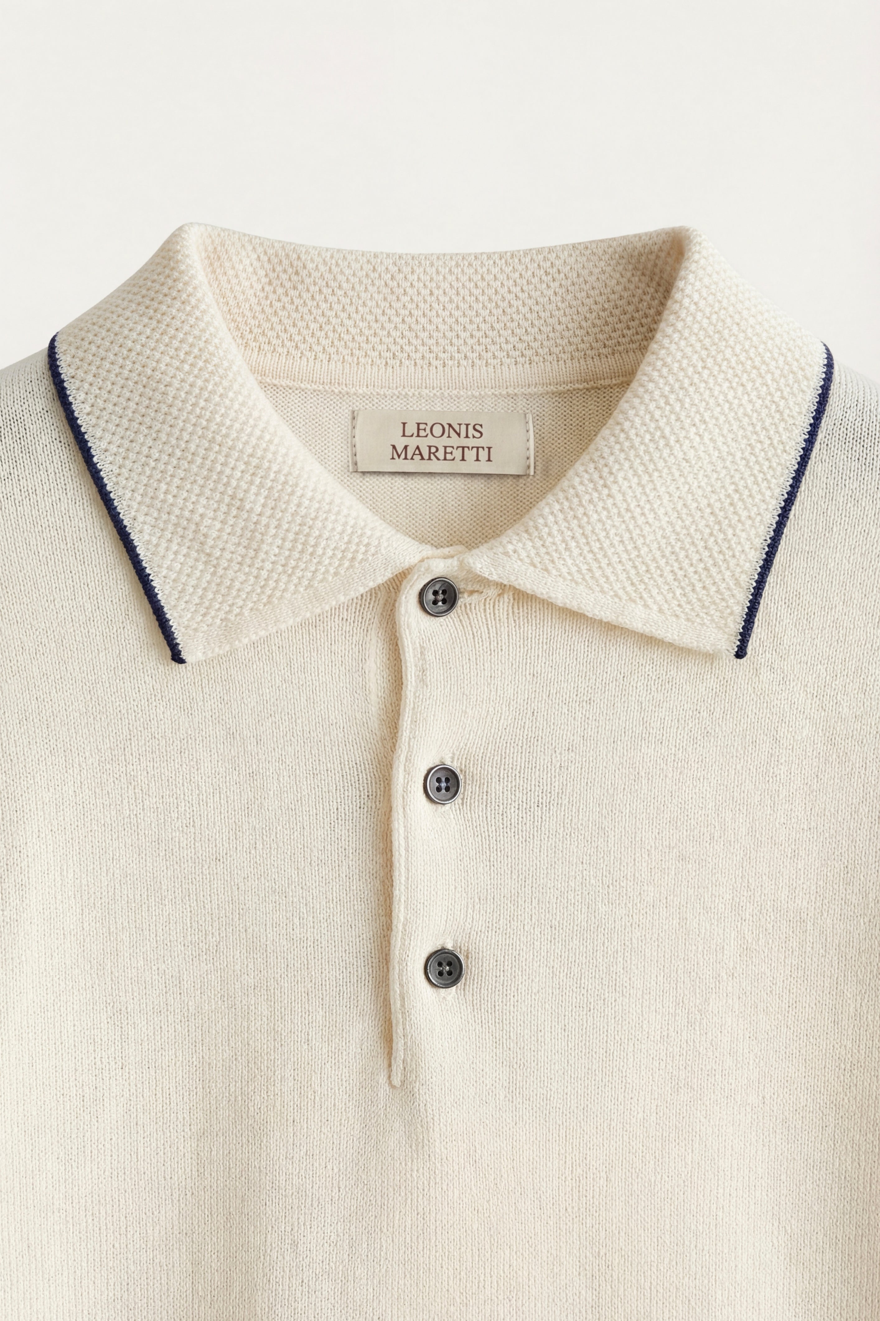 Morino Merino Knit Polo White