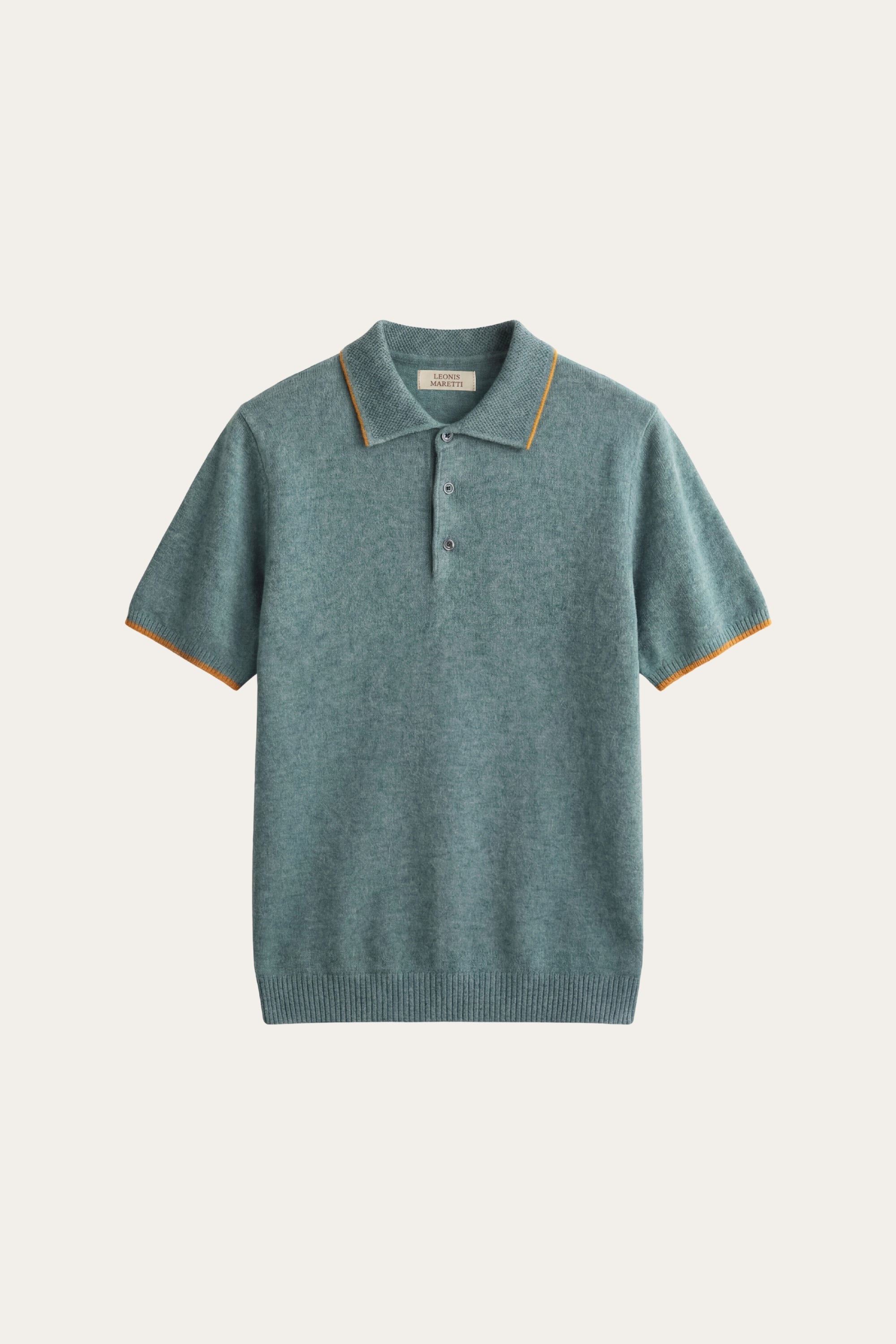 Morino Merino Knit Polo Green