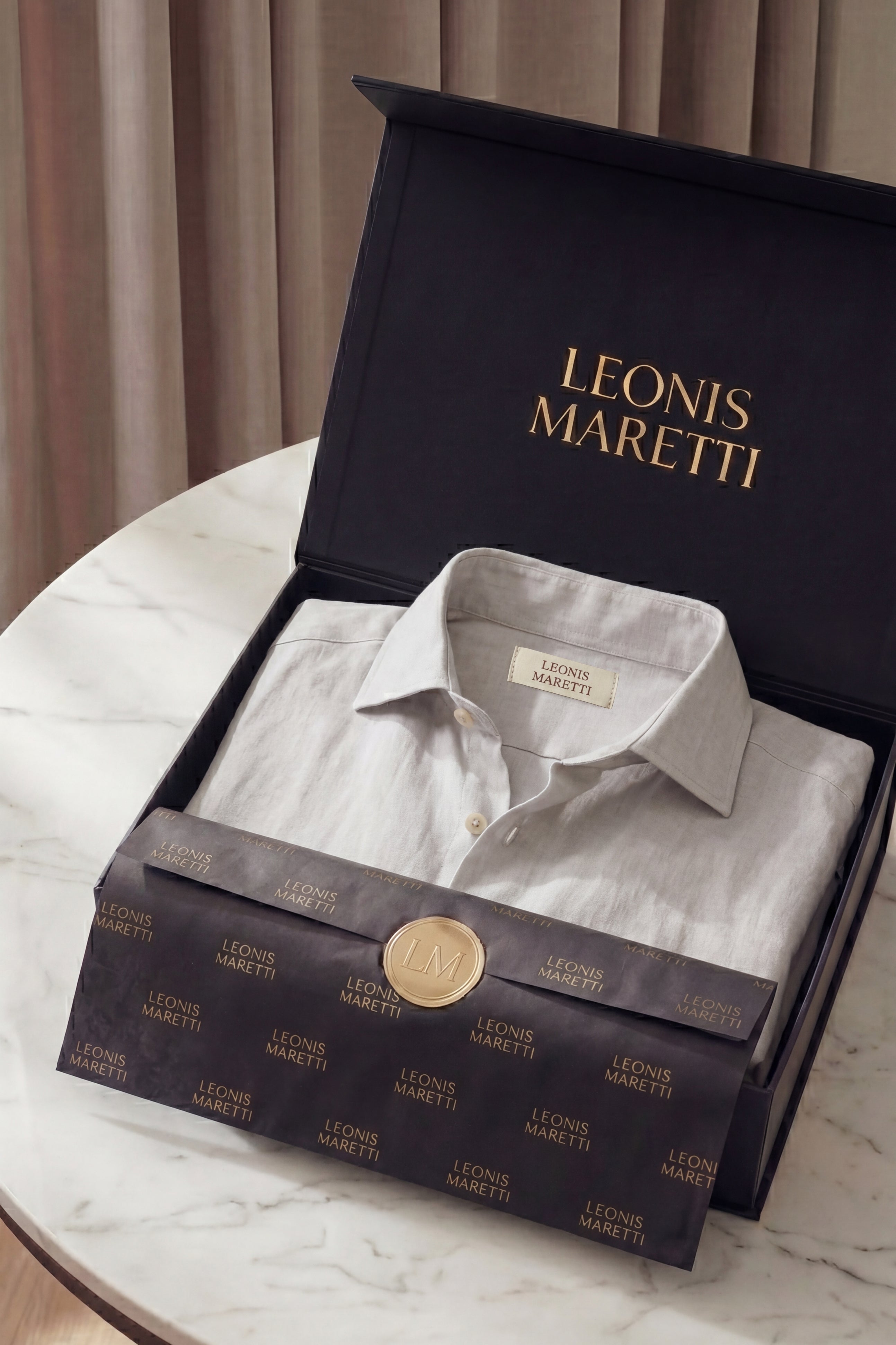 Silano Linen Shirt White