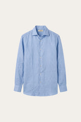 Silano Linen Shirt Light Blue
