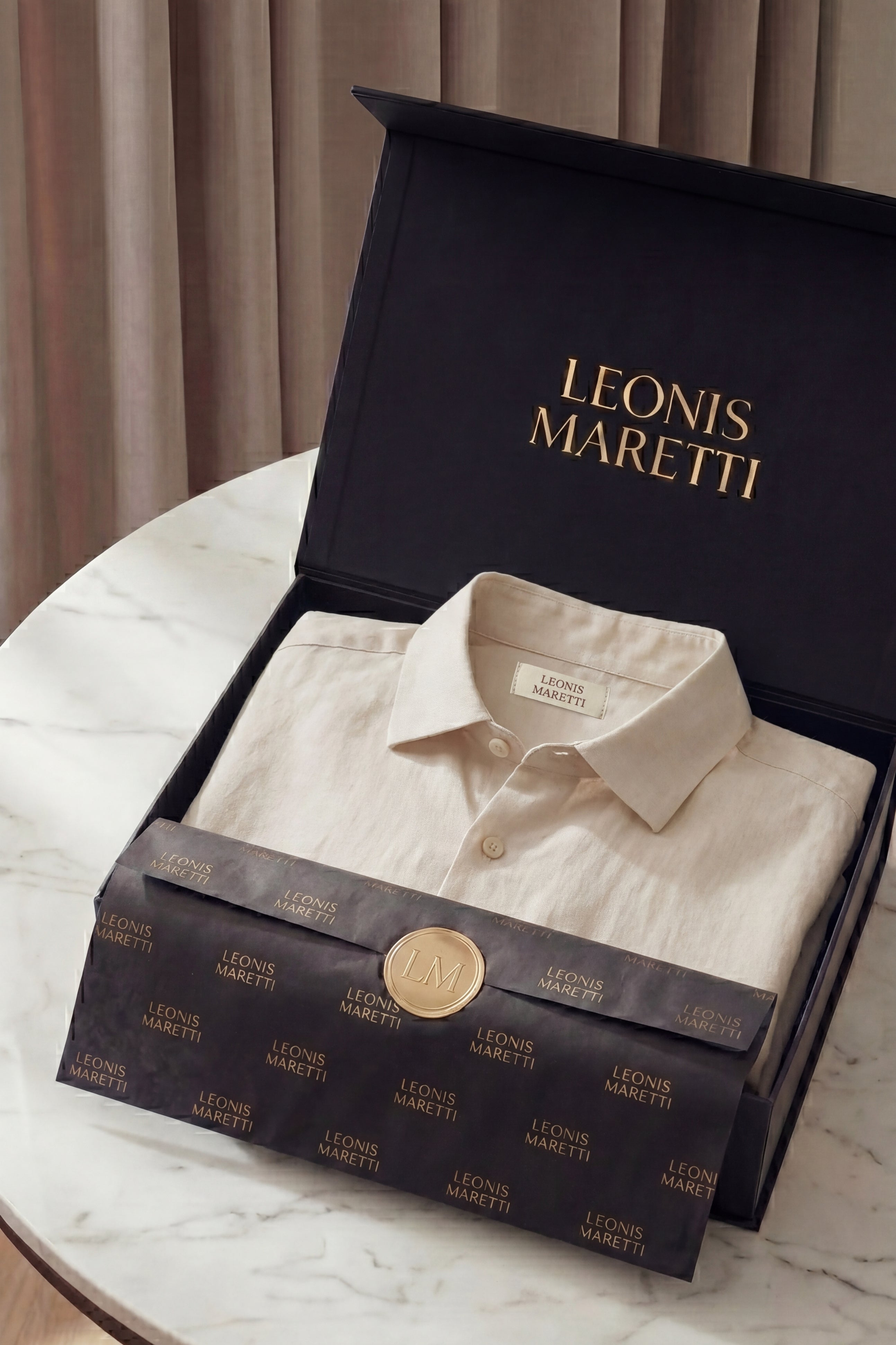 Positano Linen Shirt Cream