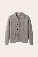 Valero Cashmere Cardigan Grey