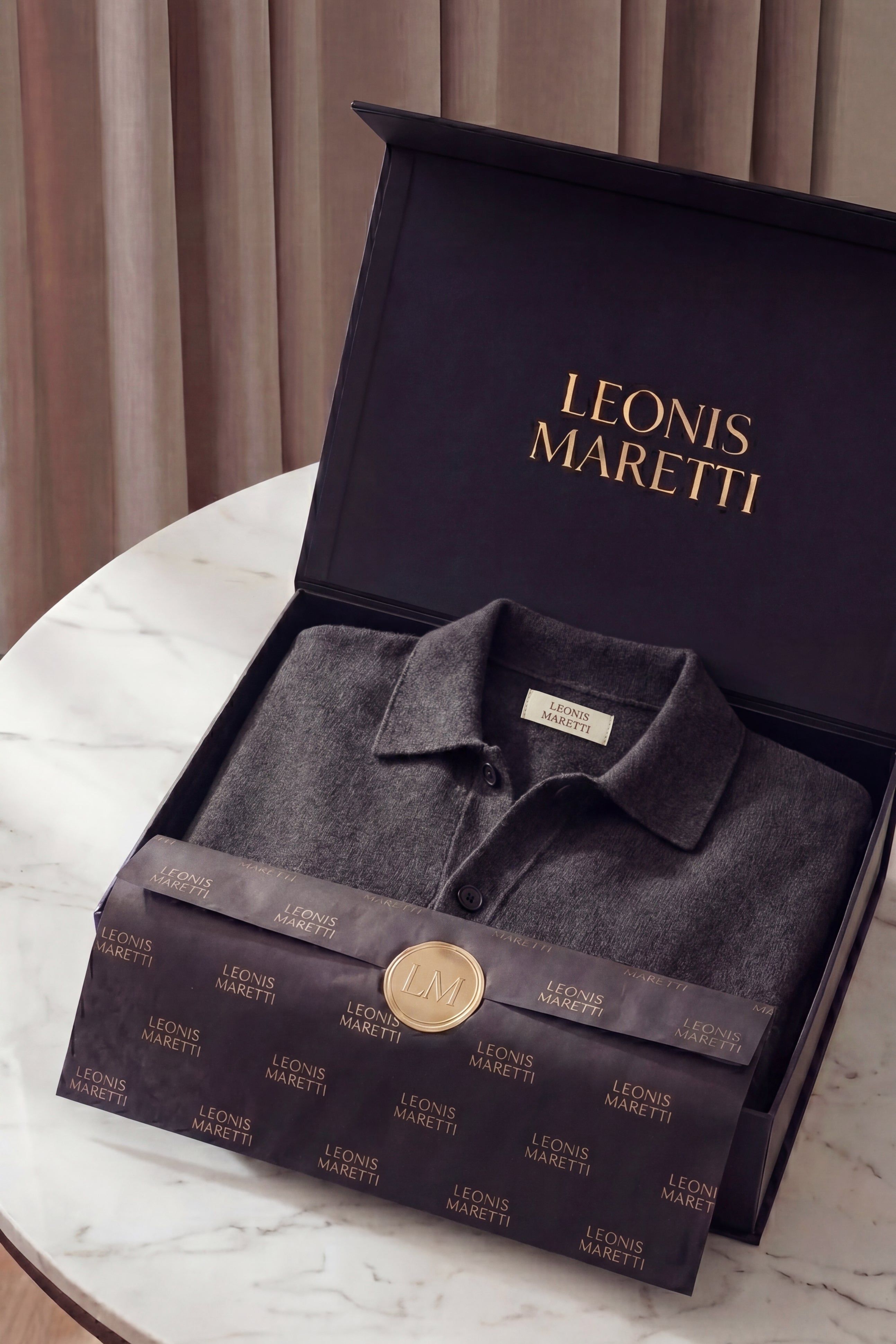 Lorenzo Cashmere Cardigan Dark Grey