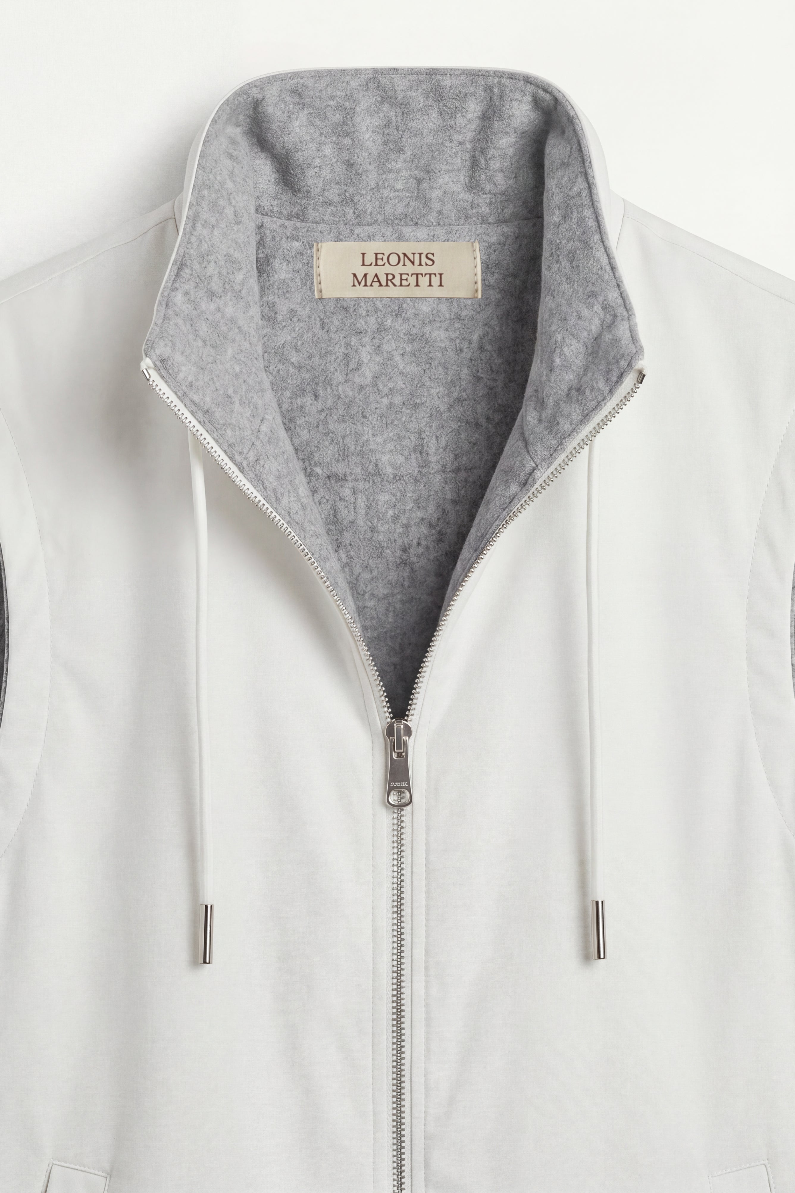 Leonis Reversible Vest Ivory