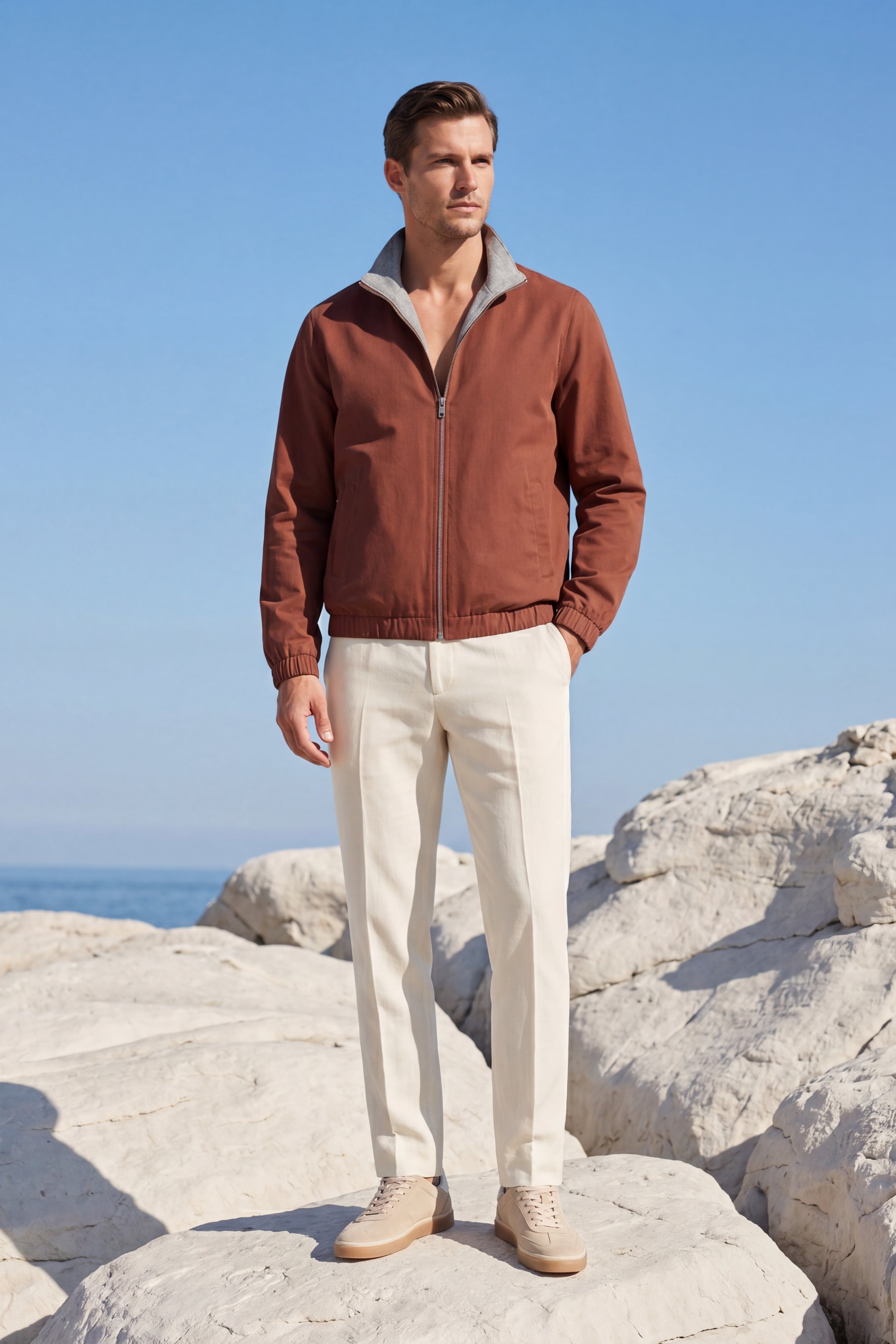Maretti Reverso Jacket Terracotta