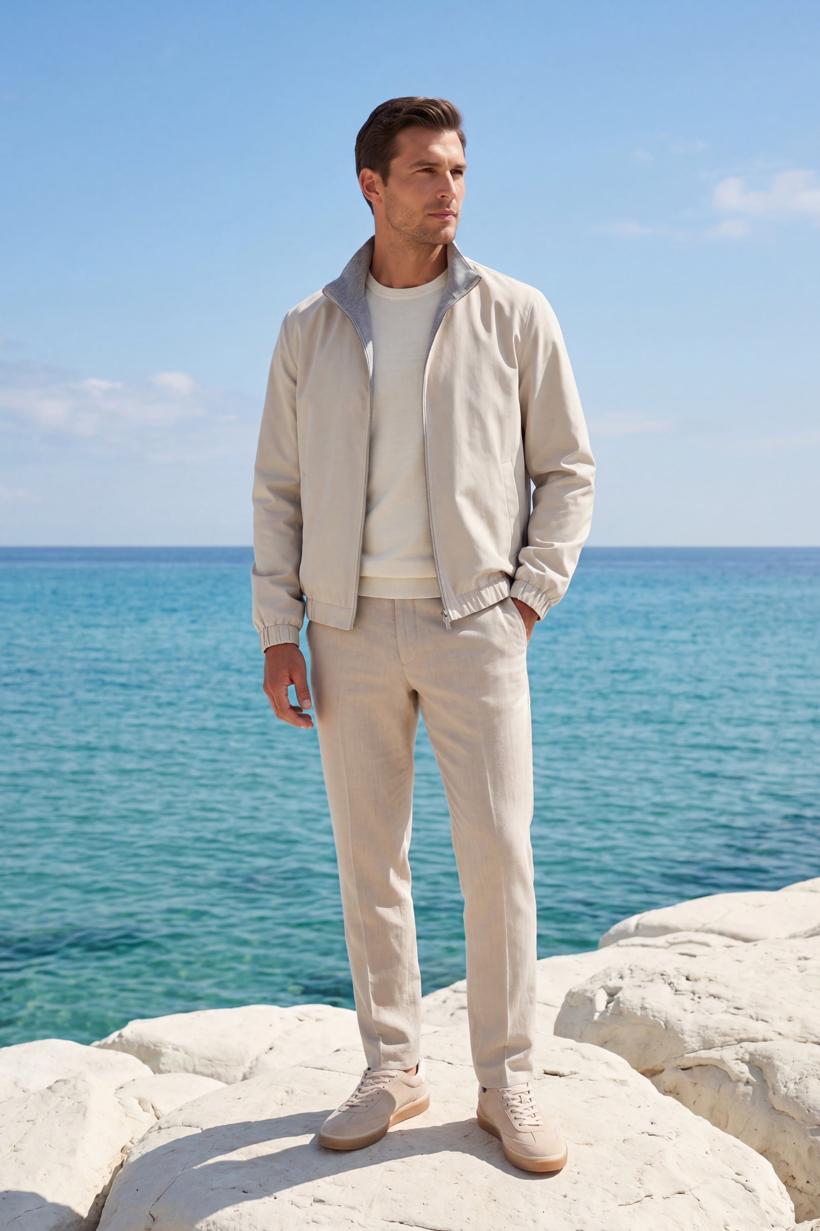 Maretti Reverso Jacket Ivory