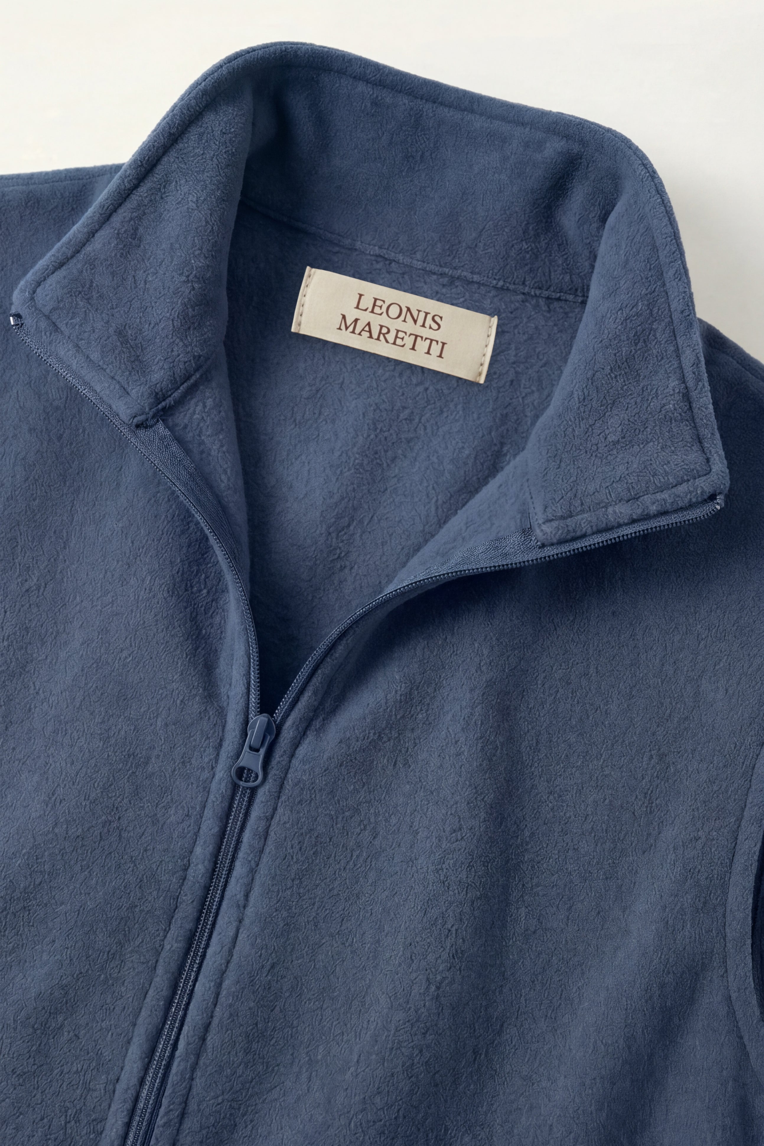 Bormio Zip Fleece Vest Blue