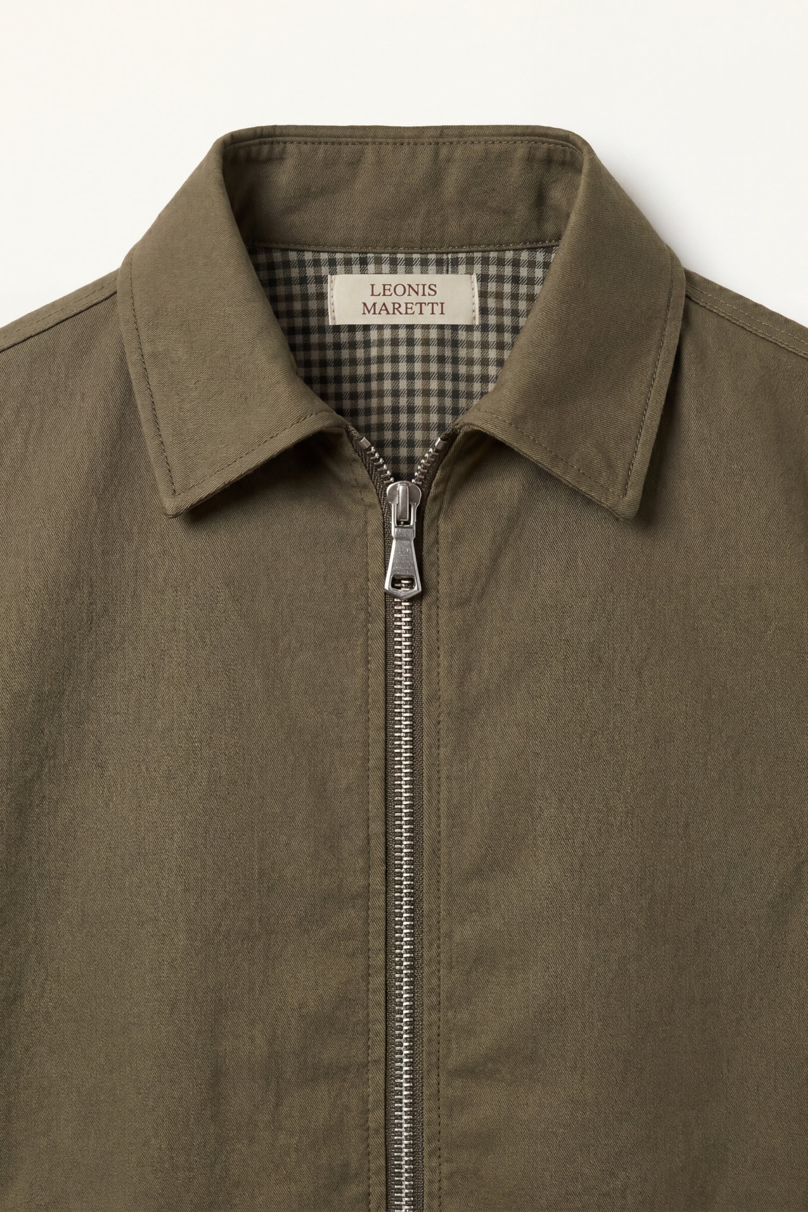 Pietro Lightweight Zip Jacket Khaki