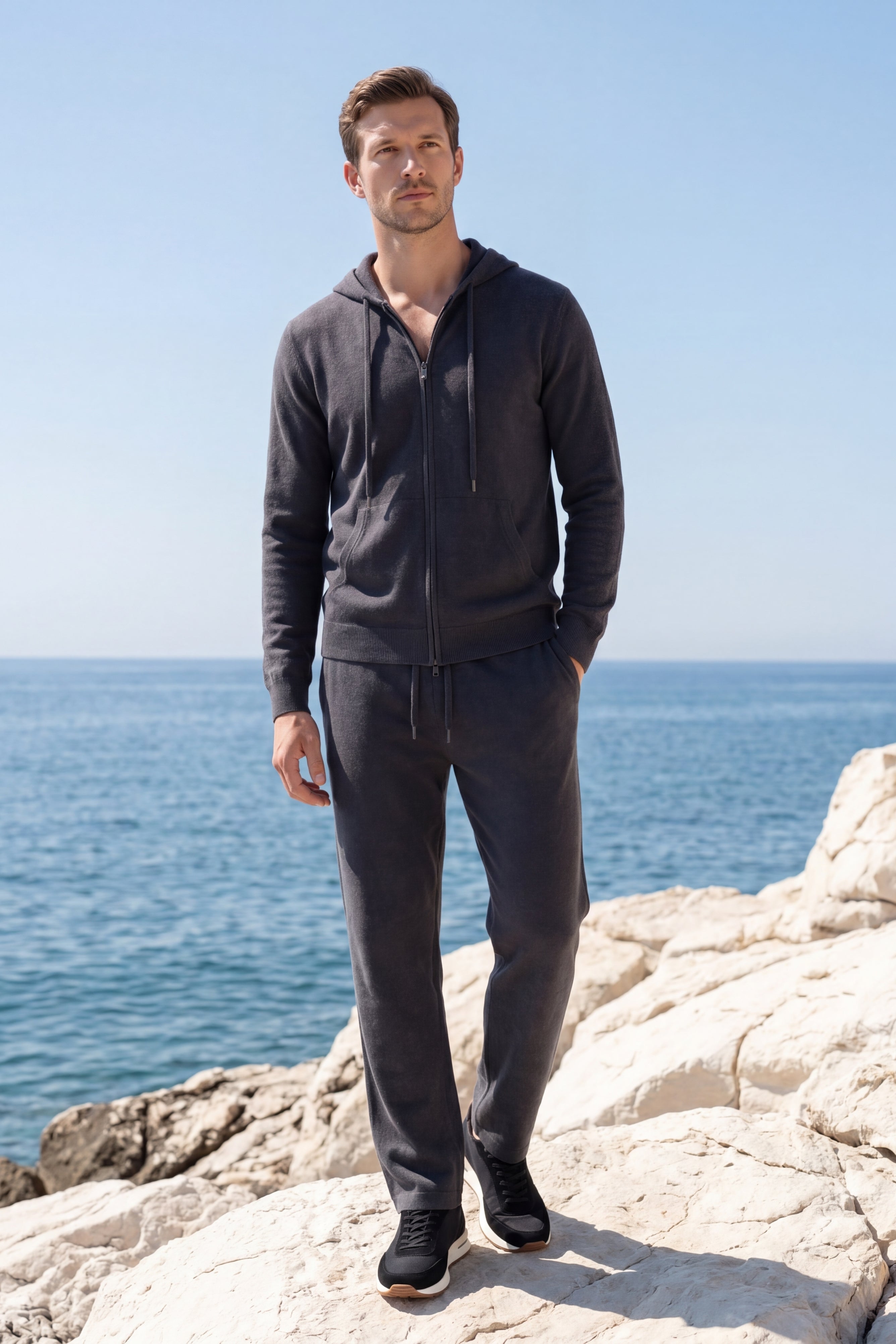 Ariello Cashmere Set Grey