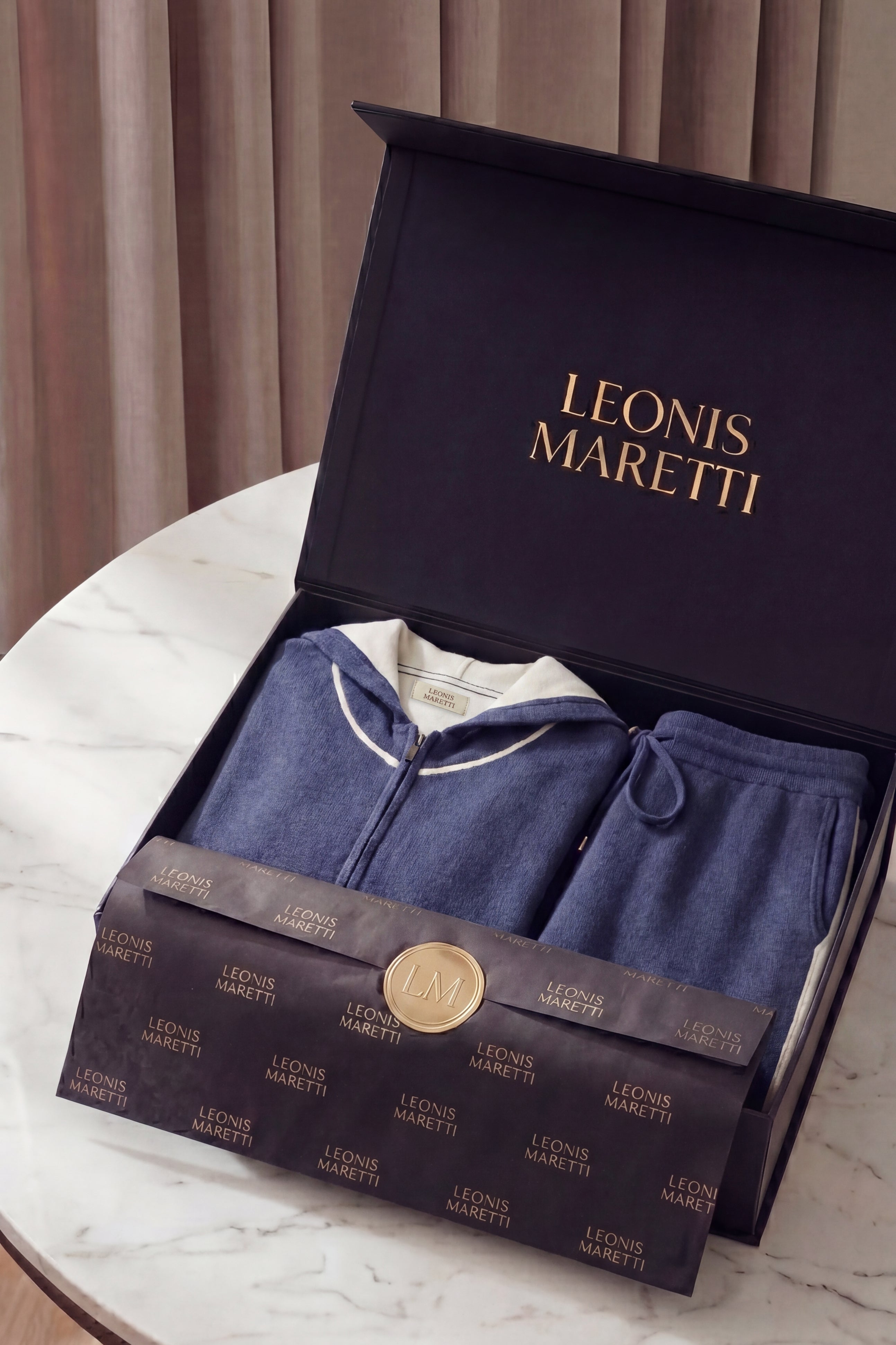 Leonis Cashmere Set Blue