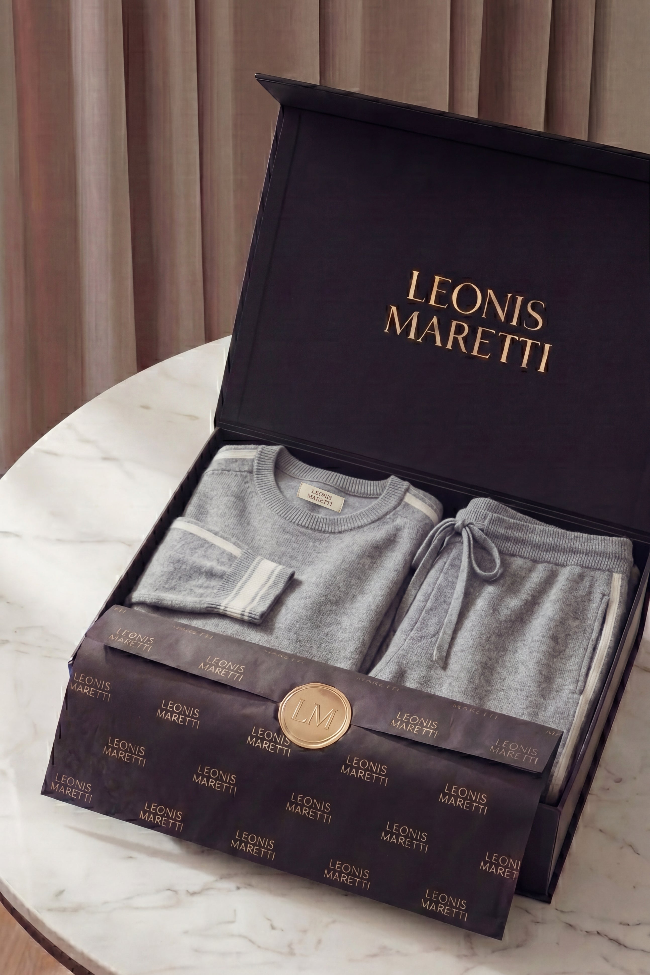 Leomar Cashmere Set Grey