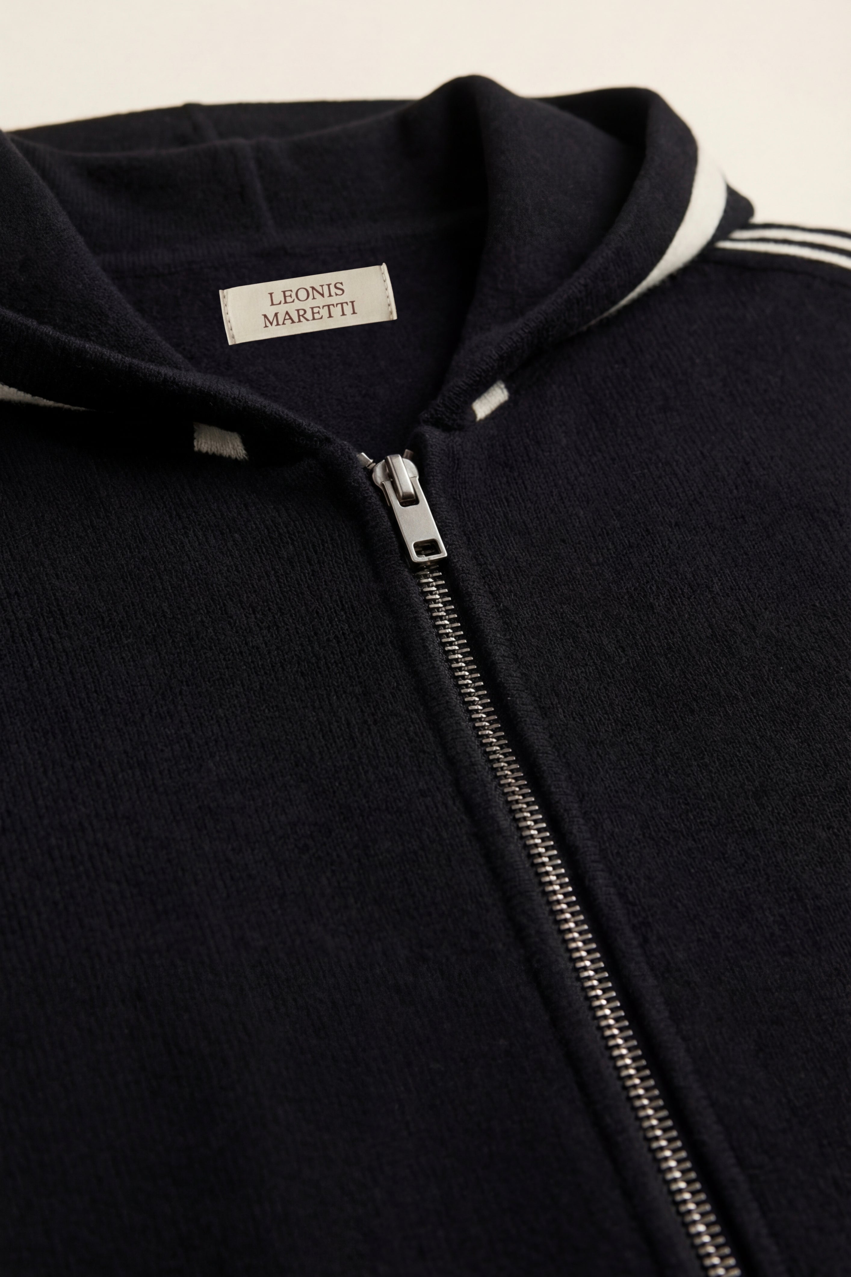 Giancarlo Hooded Zip Set Black