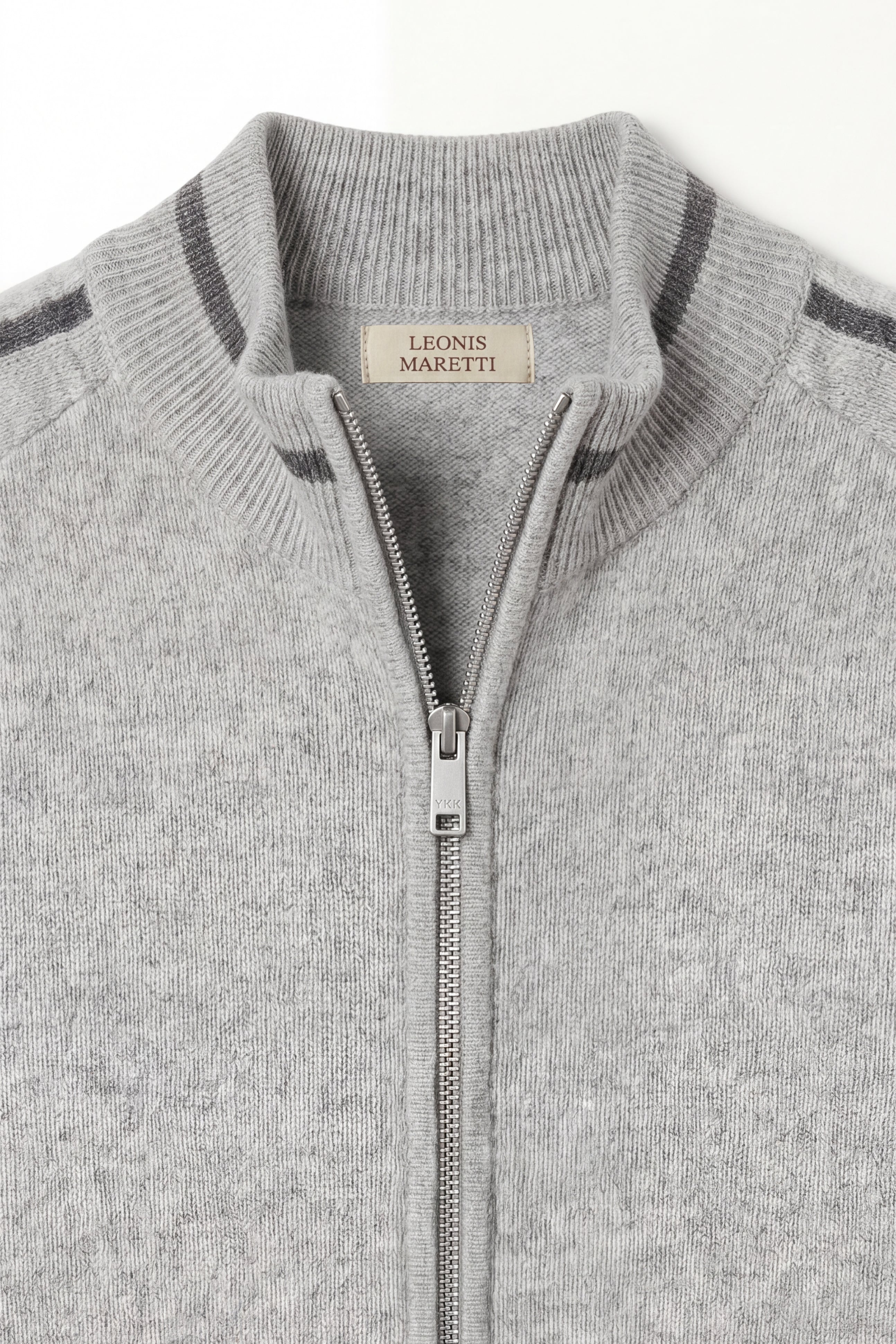 Enzo Cashmere Full-Zip Set Grey