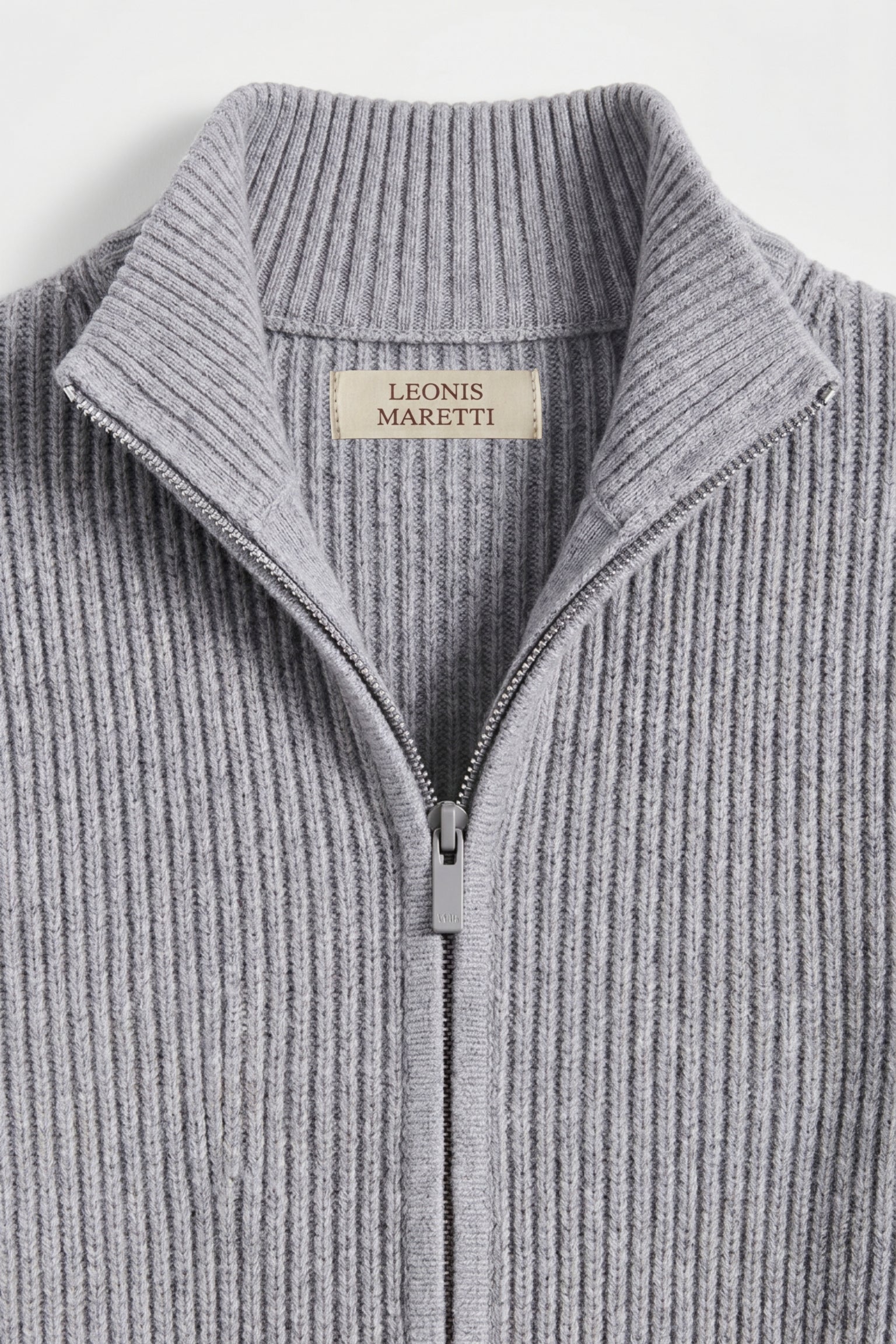 Roma Cashmere Cardigan Grey