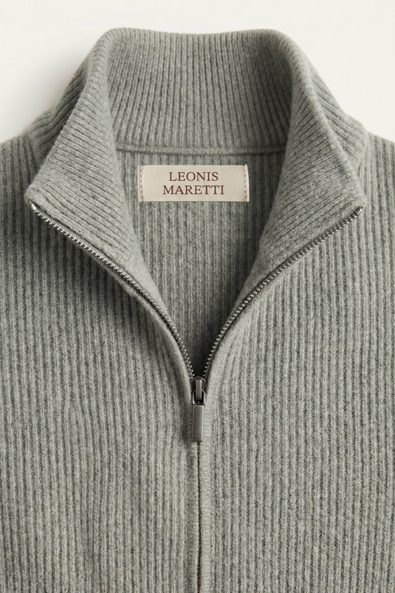 Roma Cashmere Cardigan Grey Green