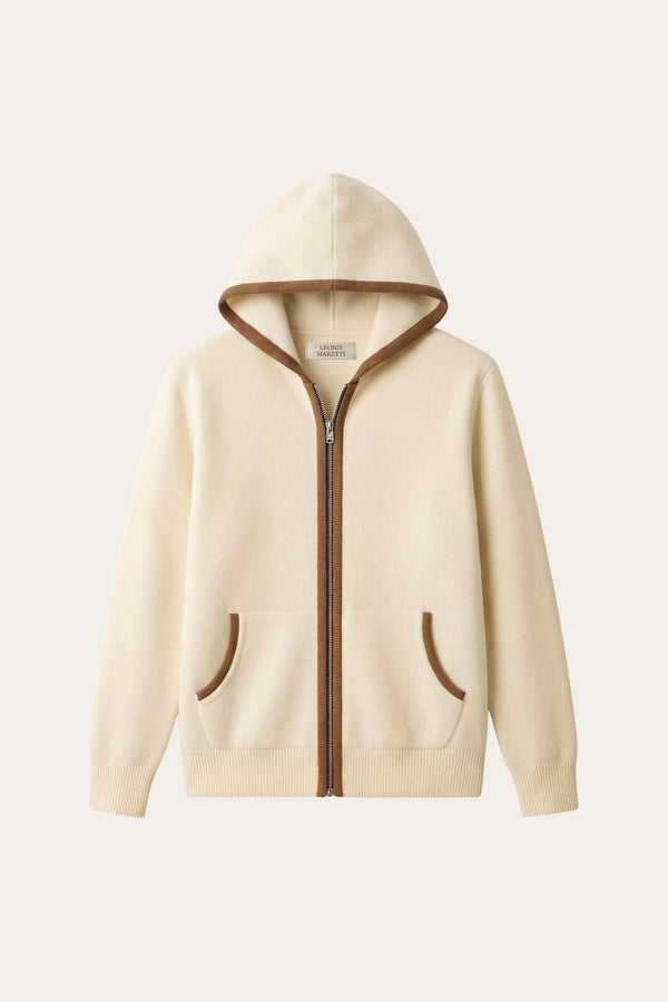 Sorano Hooded Cardigan Cream