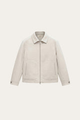 Carlo Zip Jacket Ivory