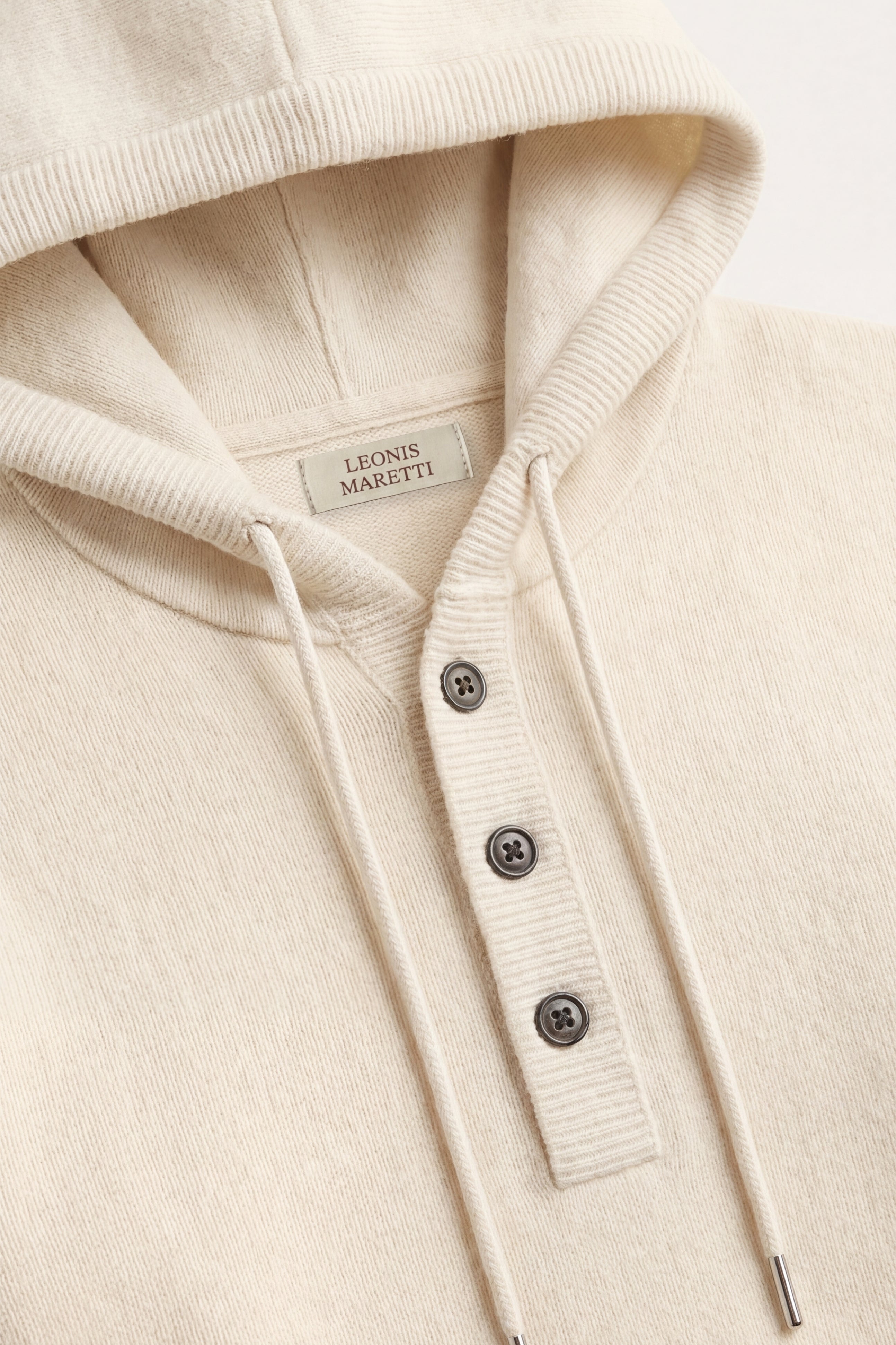 Taviano Hooded Knit Cream