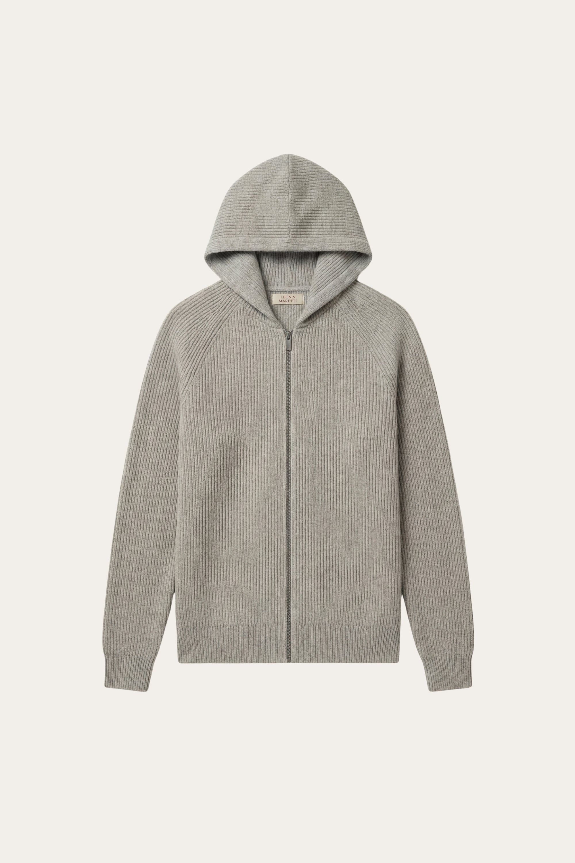 Amalfi Merino Hooded Sweater Grey
